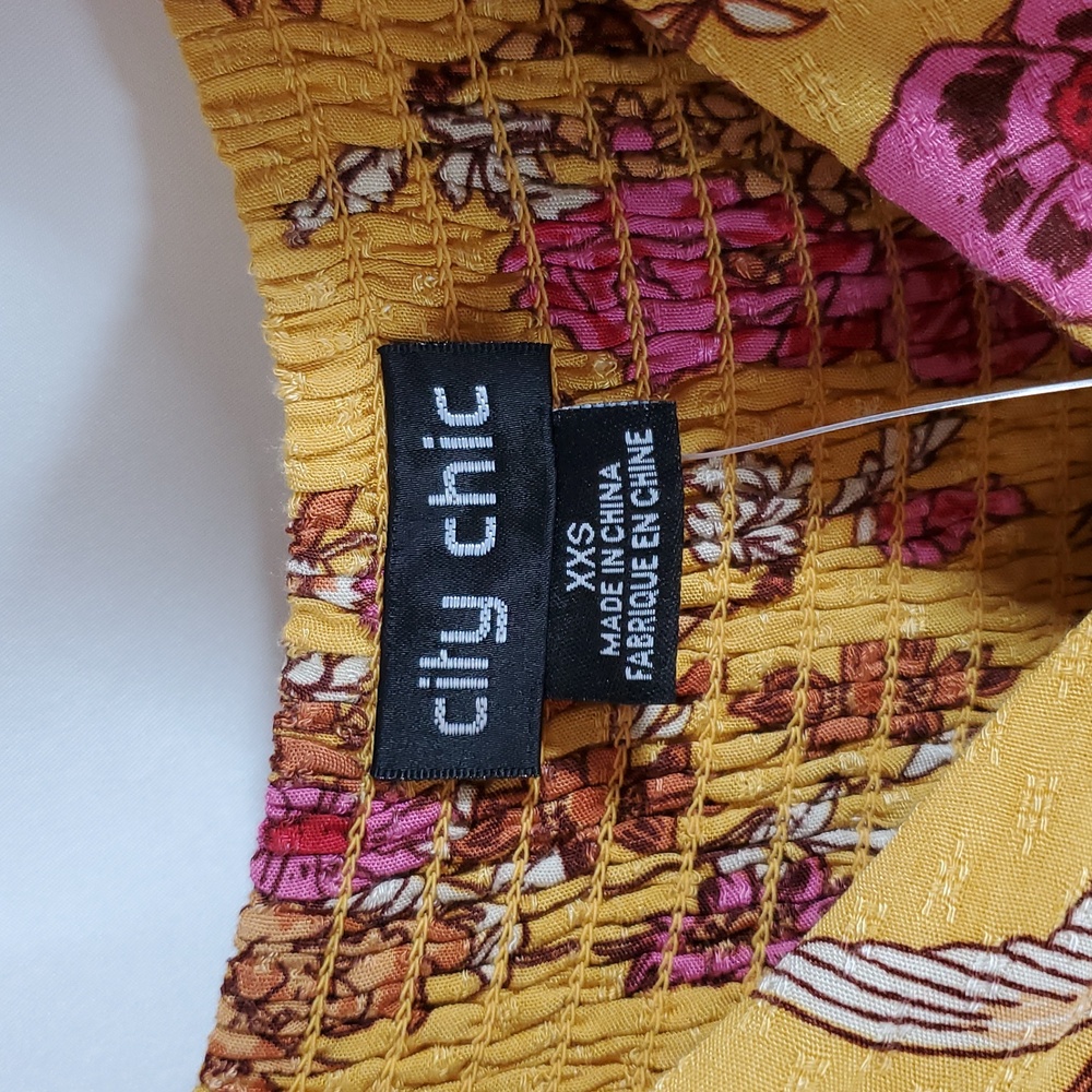 City Chic Woman's Abigail Maxi Dress ~ Sunflower ~ XXS (12) - Picture 8 of 13